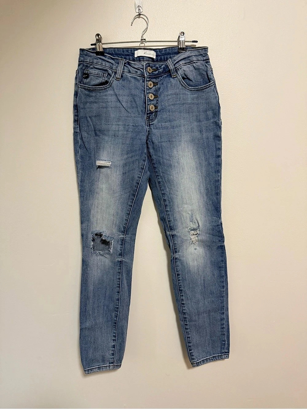 Kut from the Kloth Skinny Jeans Blue Size 25